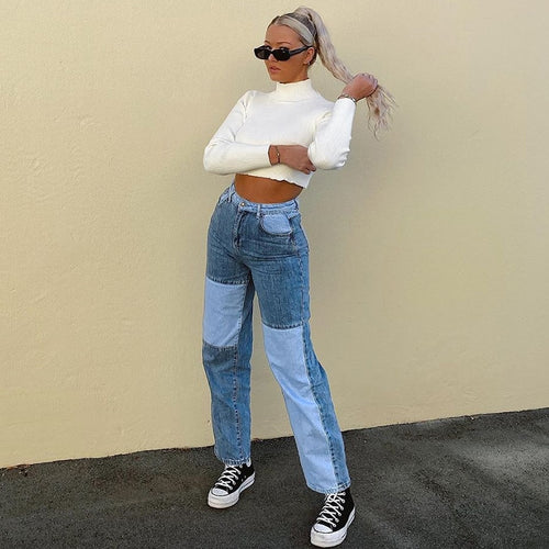 PATCHWORK JEANS