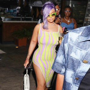 PINK ZEBRA DRESS