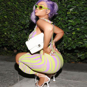 PINK ZEBRA DRESS