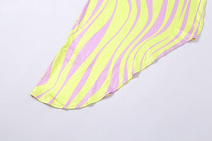 PINK ZEBRA DRESS